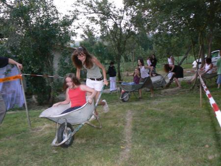 La course de brouette